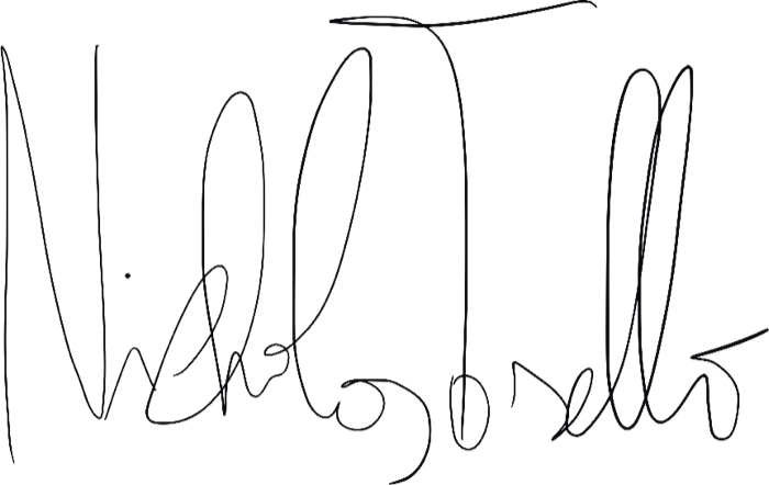 Firma Nicholas Tosello